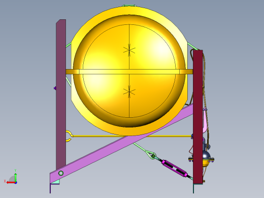 气胀式固定筏架后视缩略图