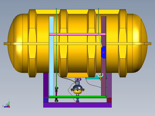 气胀式固定筏架右视缩略图