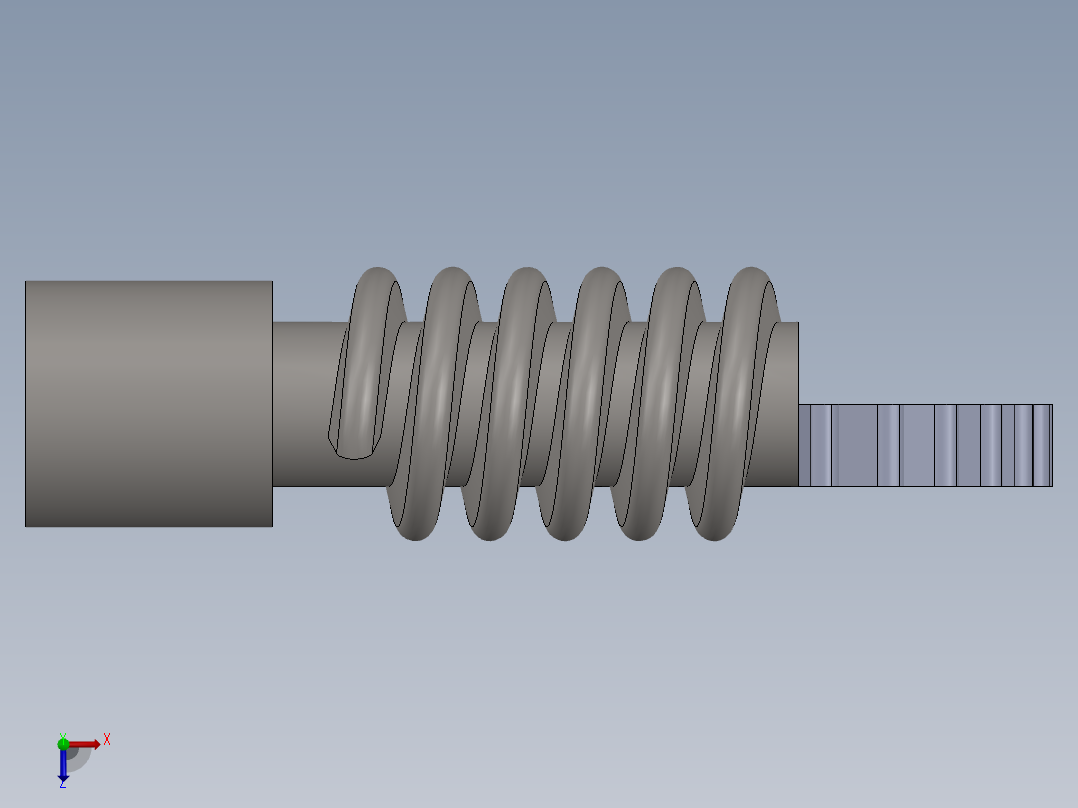 齿轮啮合 (140)俯视图