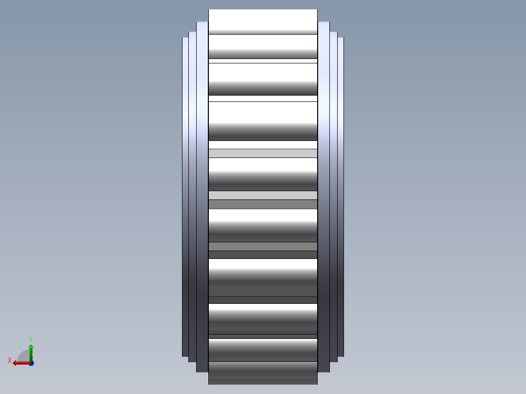 履带加带轮加运动后视图