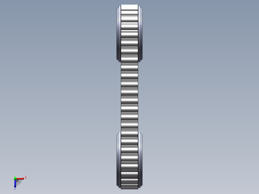 履带加带轮加运动俯视图