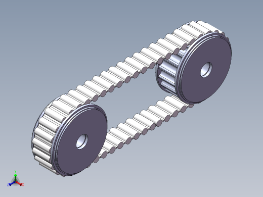 履带加带轮加运动正等轴测缩略图