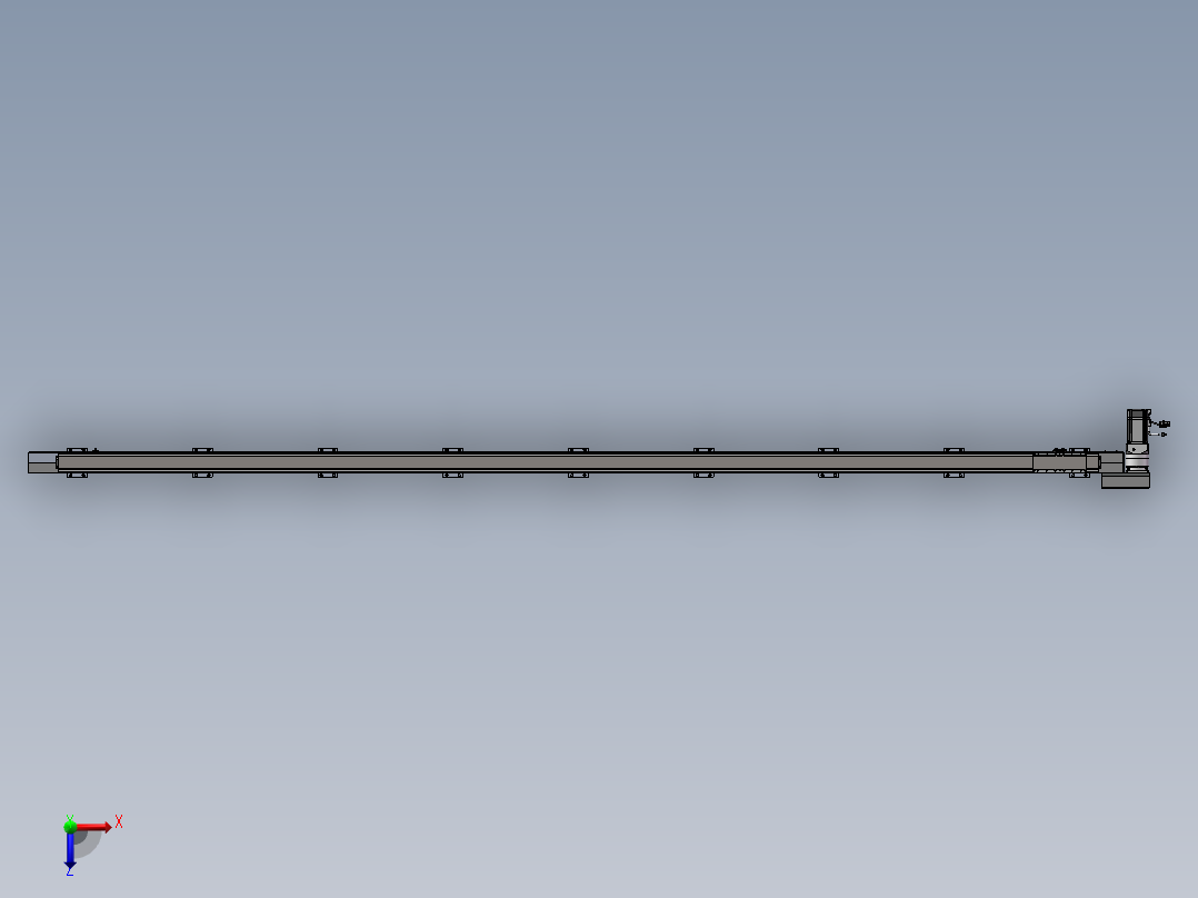 欧规同步带GTB85-L-750W俯视图