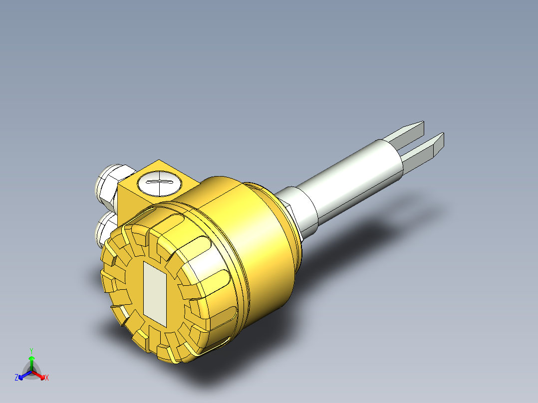 超声波设备H-125mm-4.92in-SS-PBT-ENCLOSURE-1-SPDT-RELAY-NPT-THREAD主视图