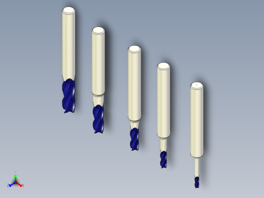 2-6mm小型CNC刀具系列