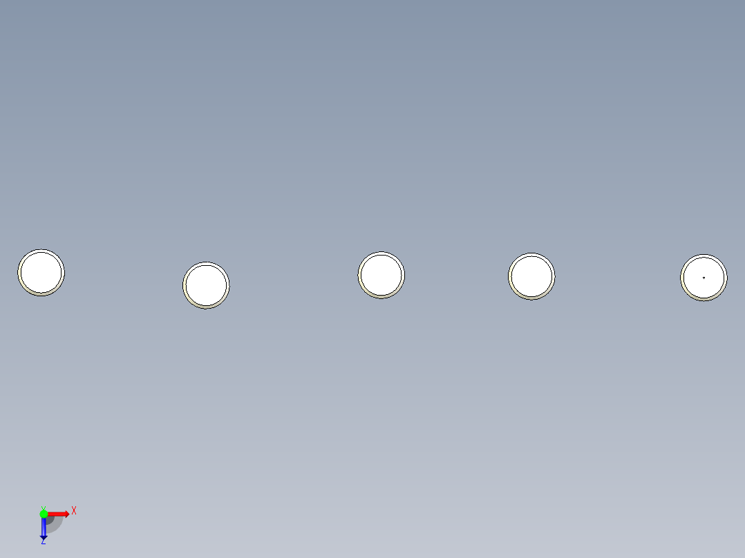 2-6mm小型CNC刀具系列俯视图