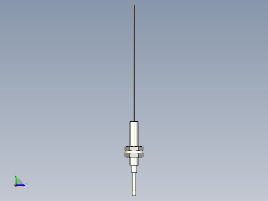 侧视光纤_漫反射型FR-F410-I左视图
