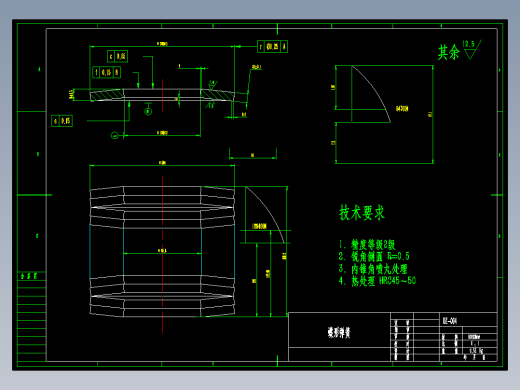 碟形弹簧CAD图纸==353750==30