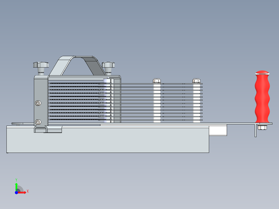 番茄切片机前视图