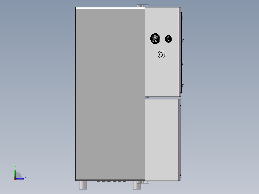sw冰箱模型左视图