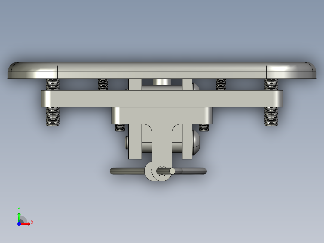 释放手柄v5前视图
