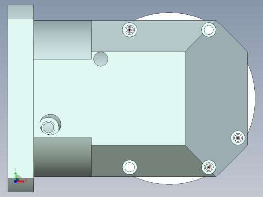 直齿孔ZPLE160-L1 35-114.3-200-M12.stp前视缩略图