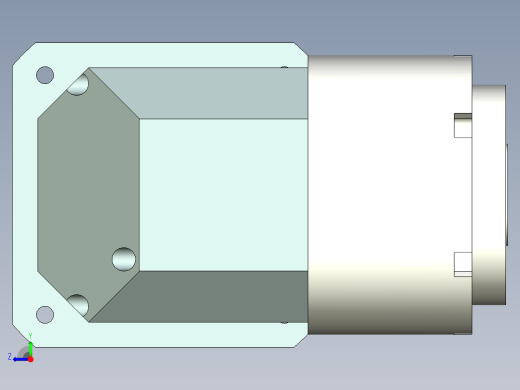 直齿孔ZPLE160-L1 35-114.3-200-M12.stp右视缩略图