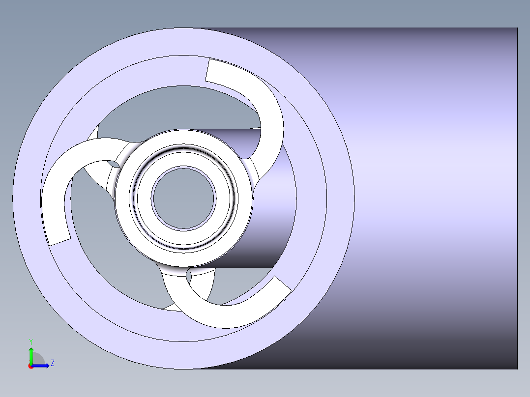 [PVCxPVC] 三通Tee左视图