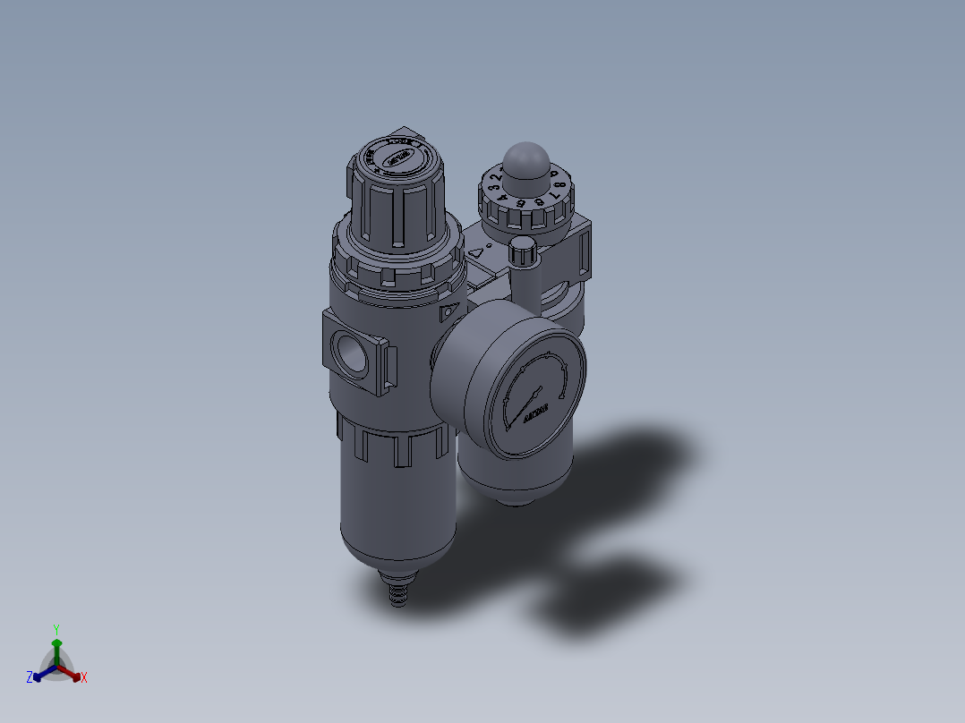 空气过滤器设计模135158==30正等轴测图