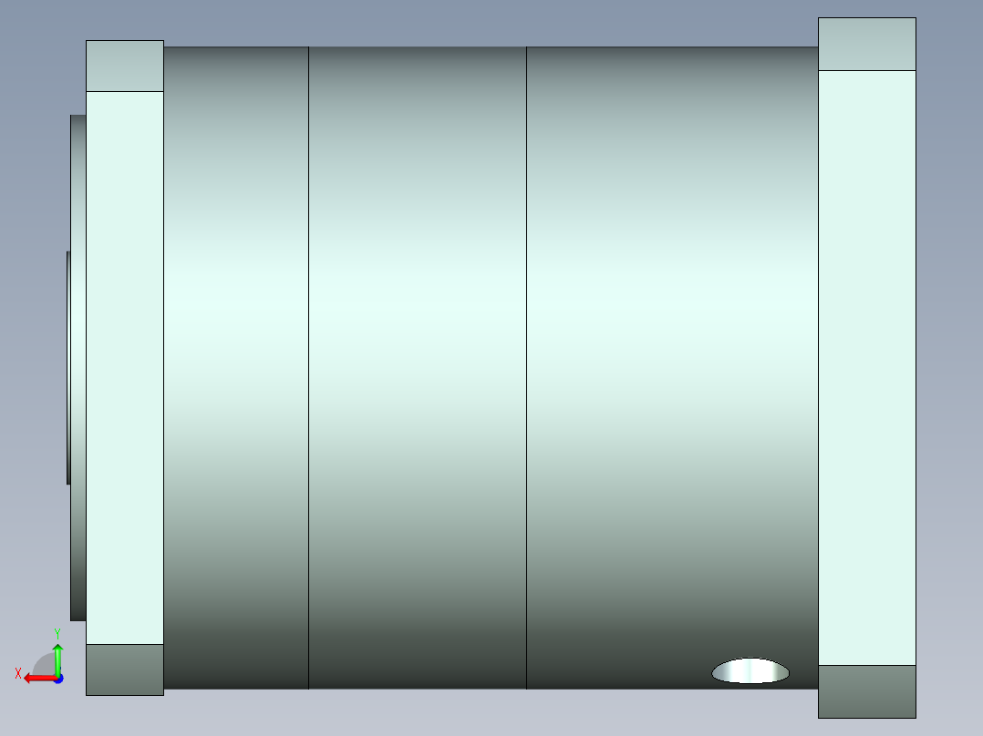 直齿孔PLF160-L1-LC 35-114.3-200-M12.stp后视图
