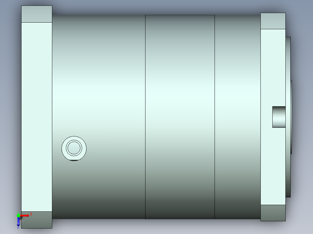 直齿孔PLF160-L1-LC 35-114.3-200-M12.stp俯视图