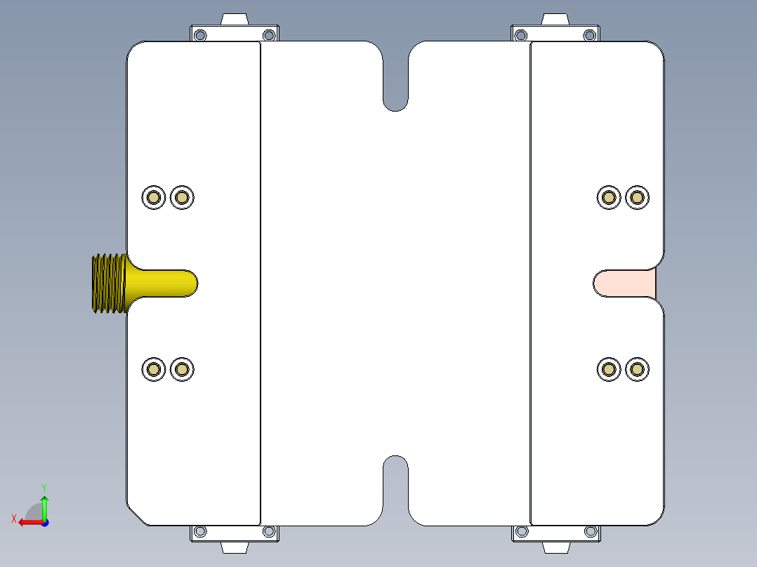 X1-笔记本CNC工装夹具三维模型CNC2-0313后视图