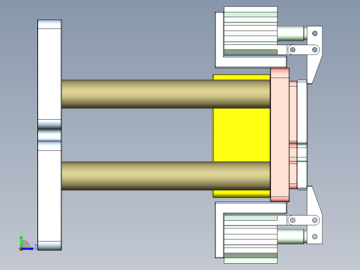 X1-笔记本CNC工装夹具三维模型CNC2-0313左视缩略图
