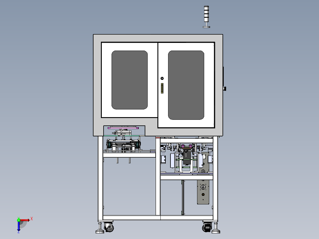 同轴线收料机sw20可编辑俯视图