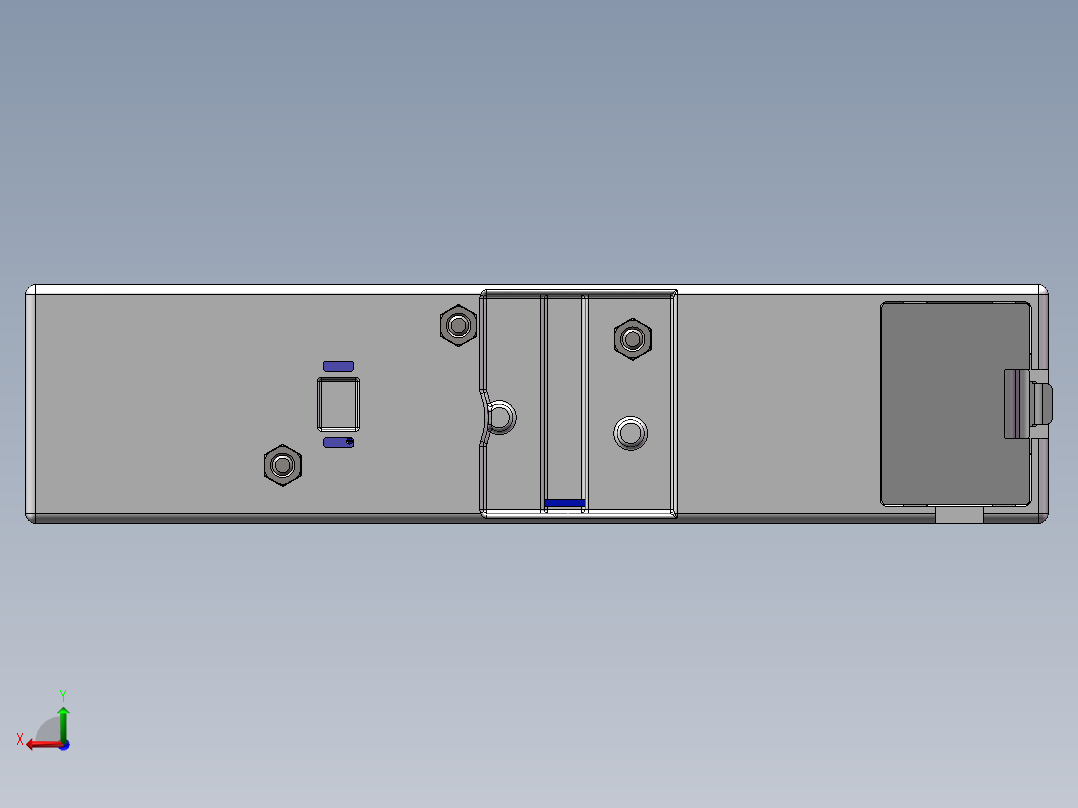 蓝牙锁机械驱动结构设计sw17可编辑后视图