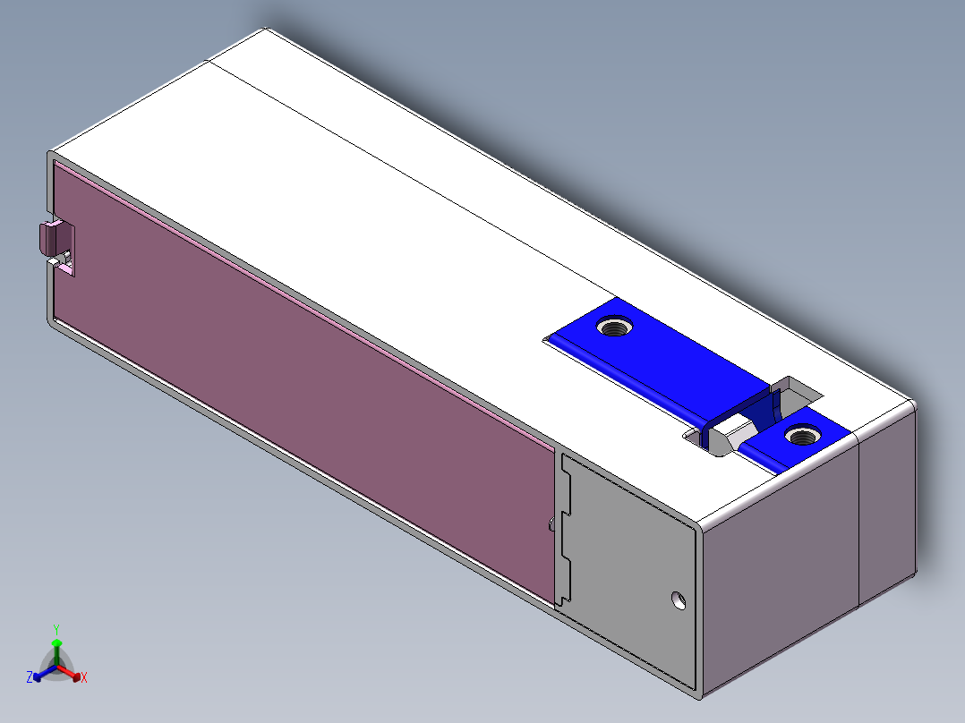蓝牙锁机械驱动结构设计sw17可编辑正等轴测图