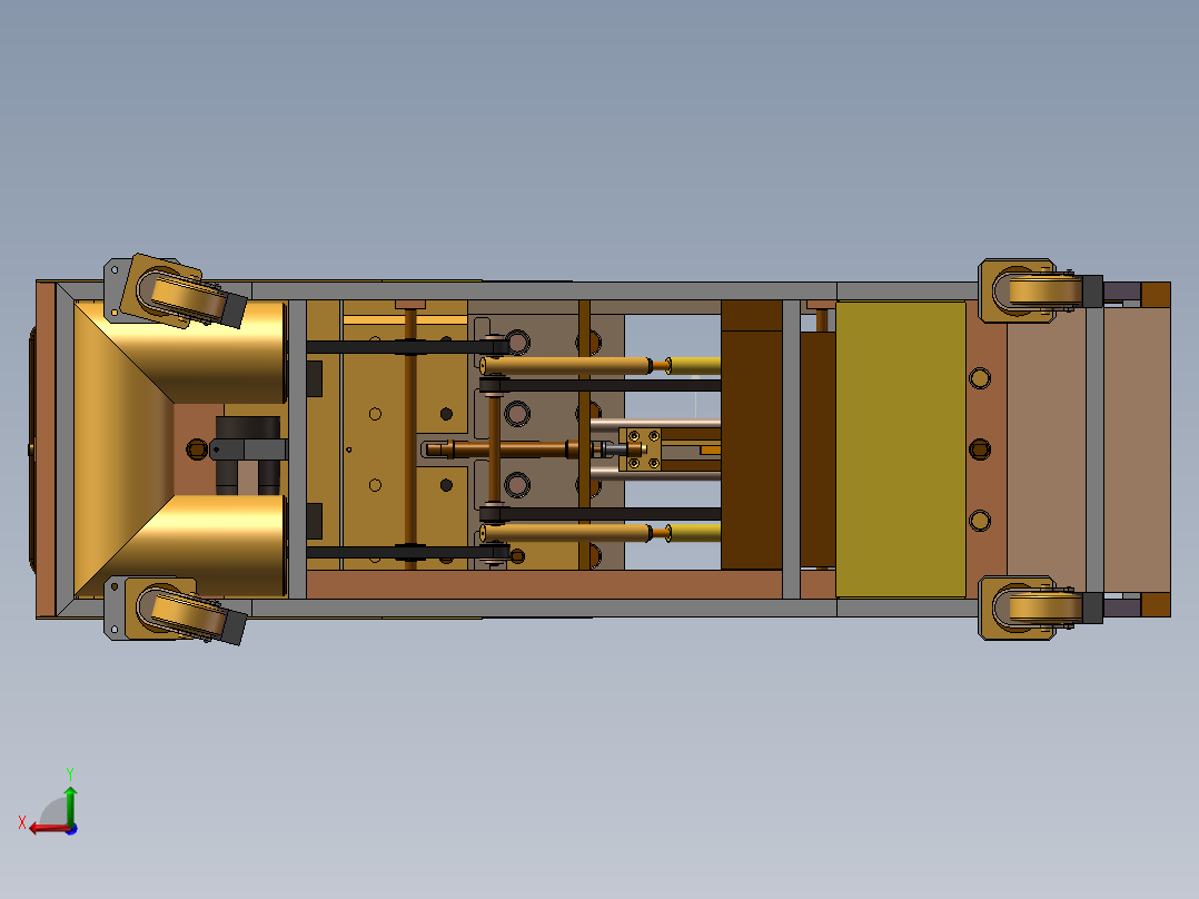 所需模型后视图