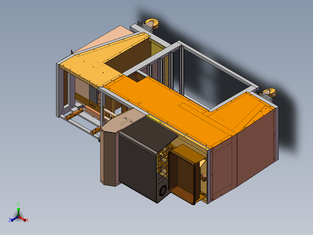 所需模型正等轴测图