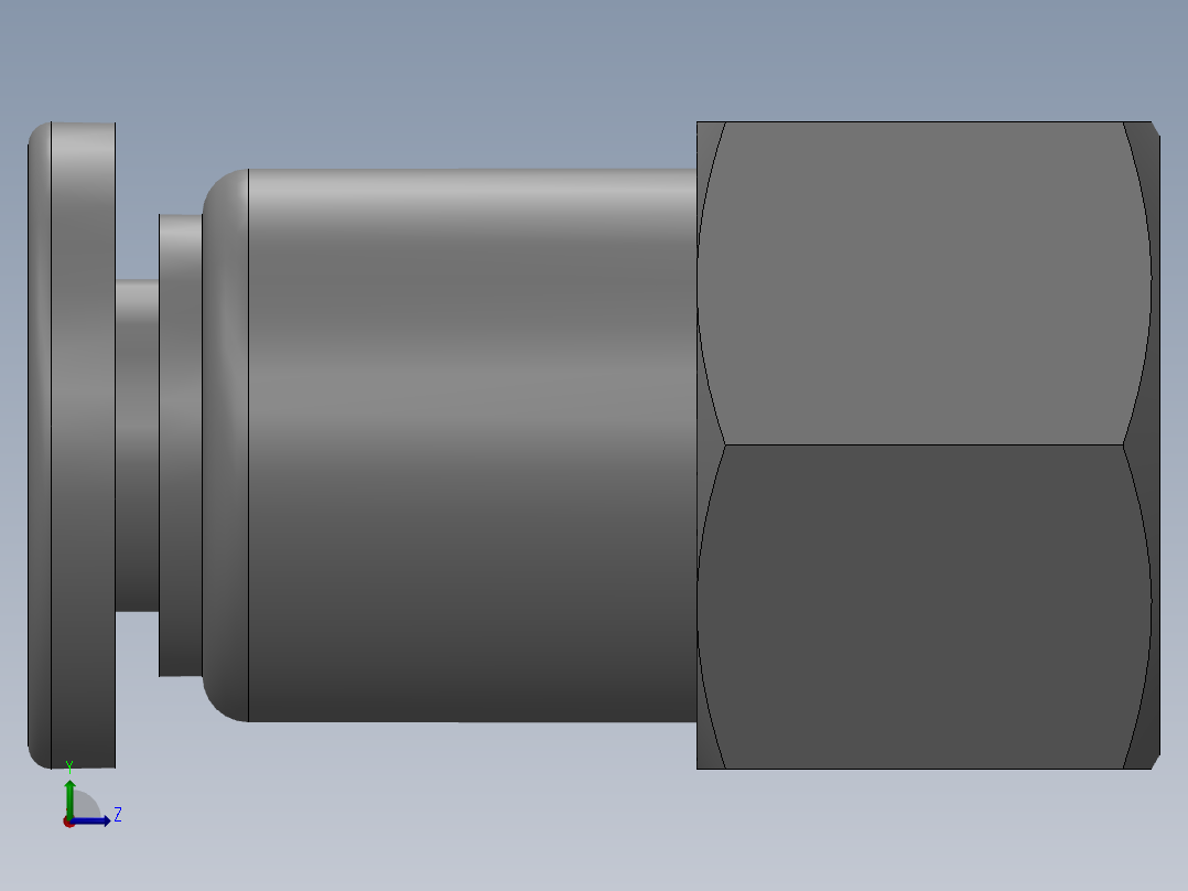 气动元件APCF6_01左视图