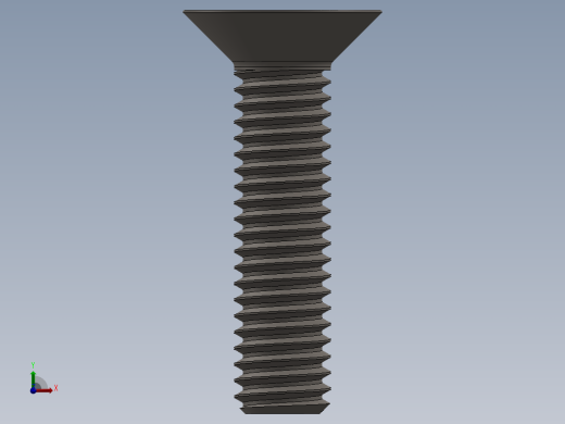 Screw_ISO_10642_M6x25_A2.SLDPRT前视缩略图