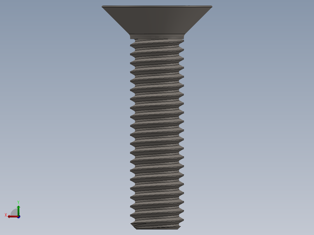 Screw_ISO_10642_M6x25_A2.SLDPRT后视图