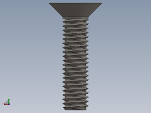 Screw_ISO_10642_M6x25_A2.SLDPRT后视缩略图
