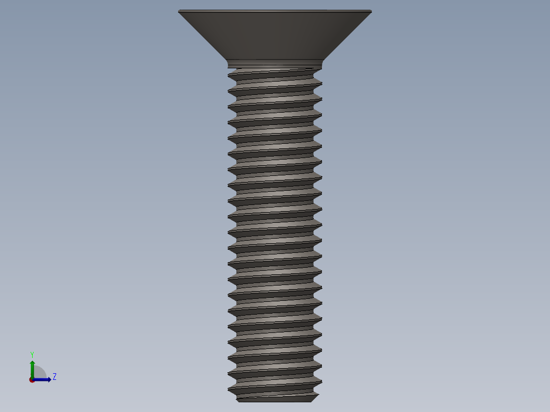 Screw_ISO_10642_M6x25_A2.SLDPRT左视图