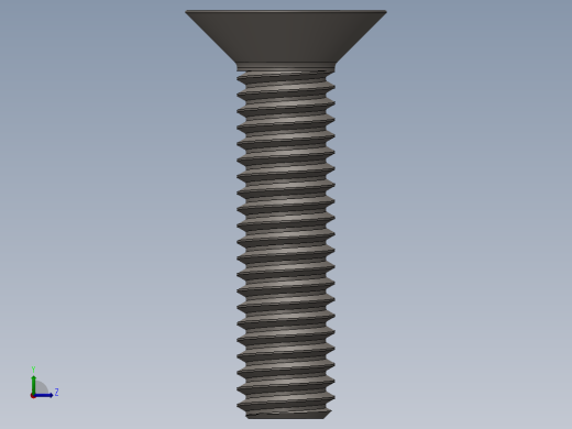Screw_ISO_10642_M6x25_A2.SLDPRT左视缩略图