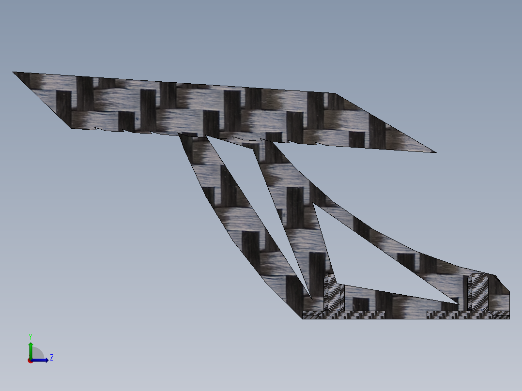 汽车尾翼(11)左视图