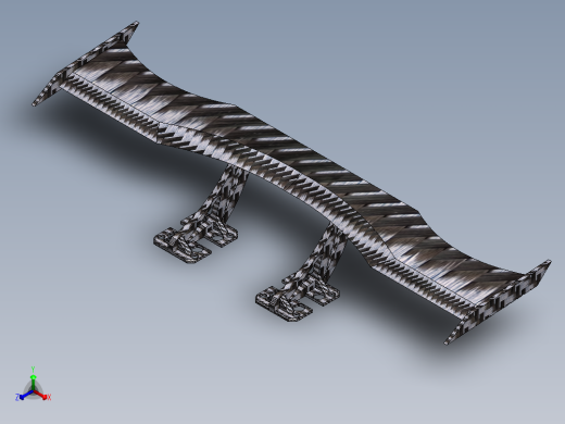 汽车尾翼(11)正等轴测缩略图