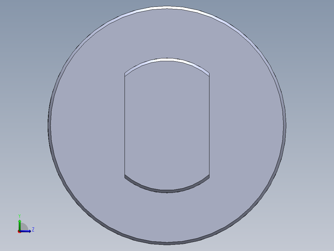 圆形气动缸 40x12x25.5 毫米左视图