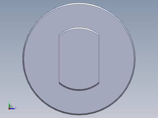 圆形气动缸 40x12x25.5 毫米左视缩略图