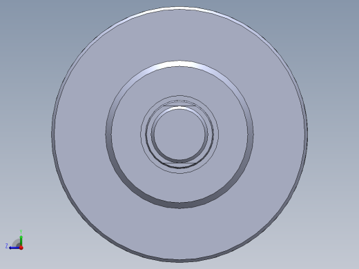 圆形气动缸 40x12x25.5 毫米右视缩略图