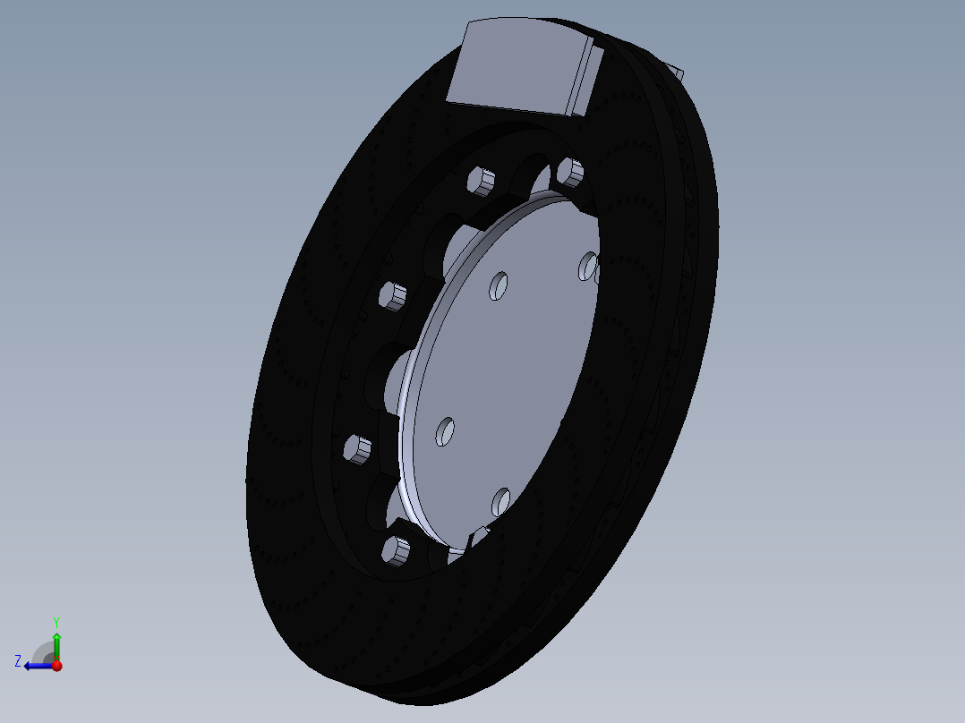 超级汽车刹车盘&amp;右视图