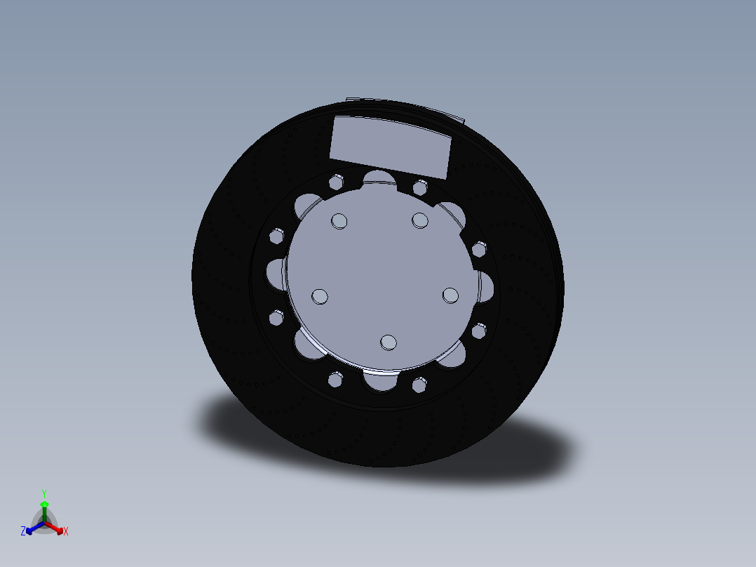 超级汽车刹车盘&amp;正等轴测图
