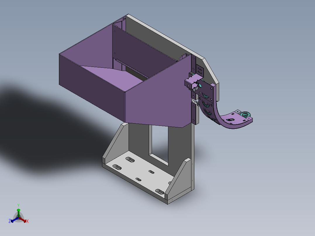 推板式供料机构