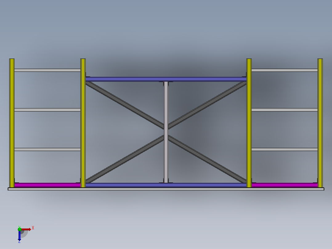 书桌  sw20俯视图