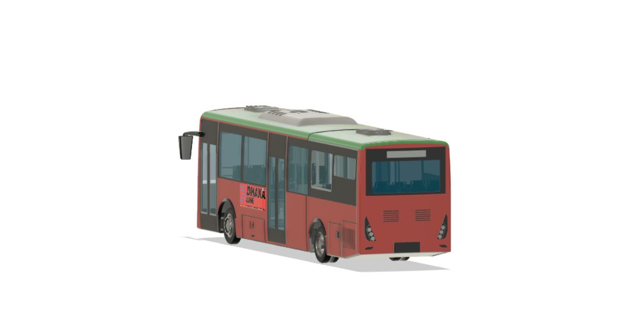 达卡线brt线brtc巴士3d可打印13