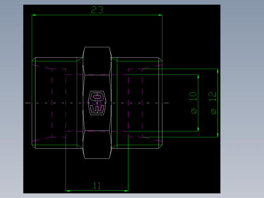 PARKER管接头EO Union G12LLCFX_front