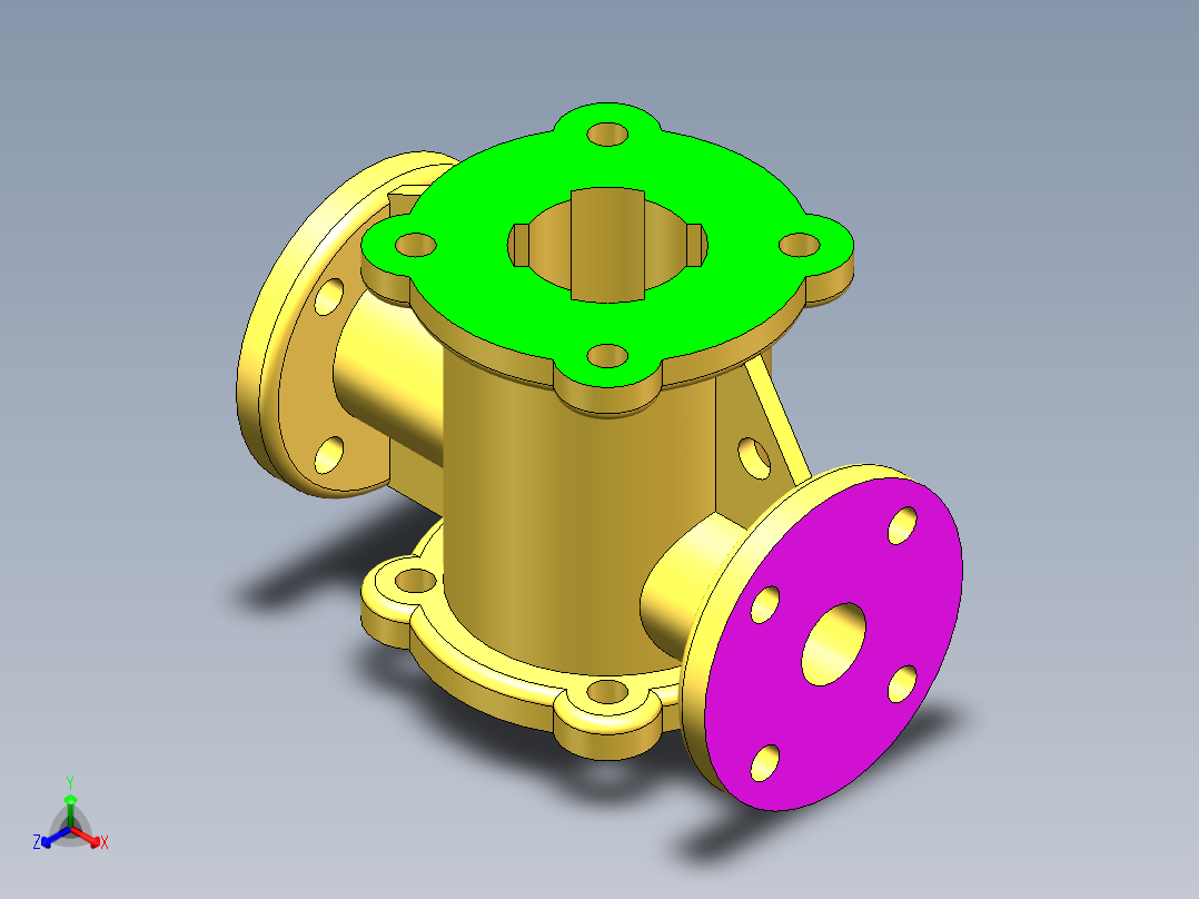 第10届练习题    3D10-M7-SW16正等轴测图