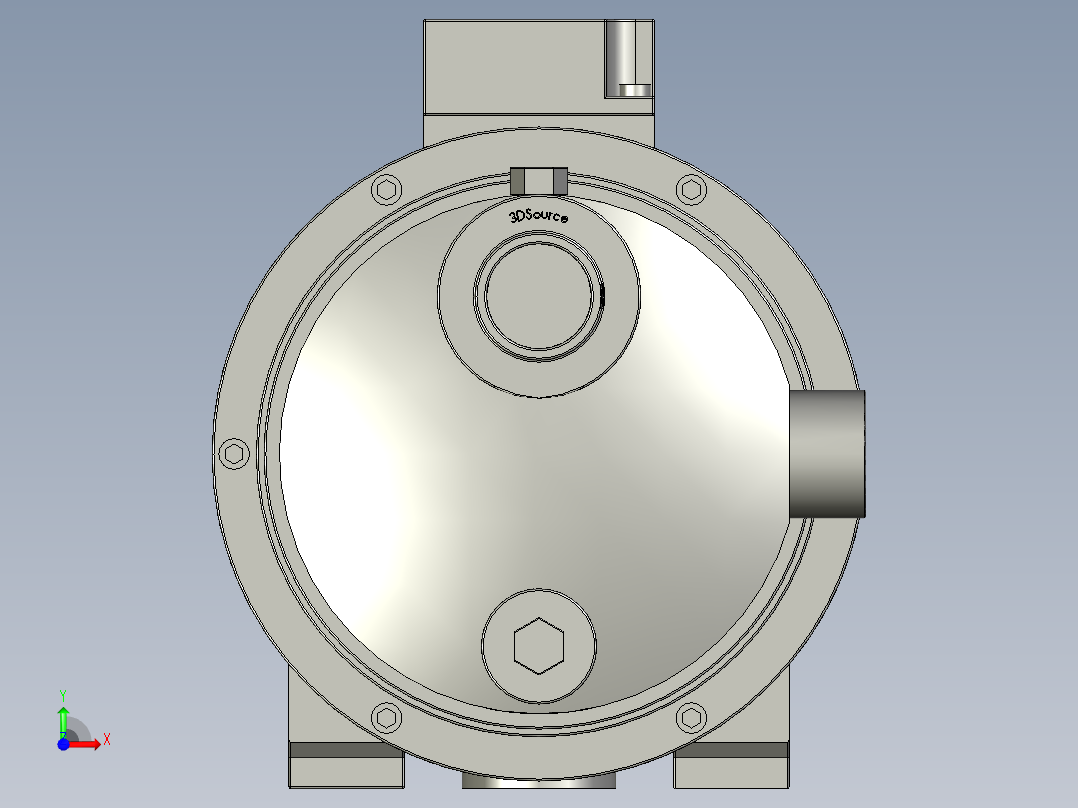 25WZB6-18增压泵前视图