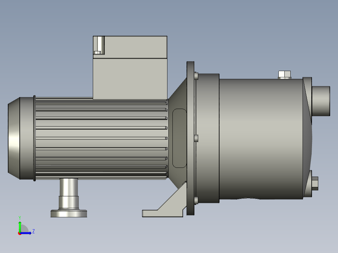 25WZB6-18增压泵左视图