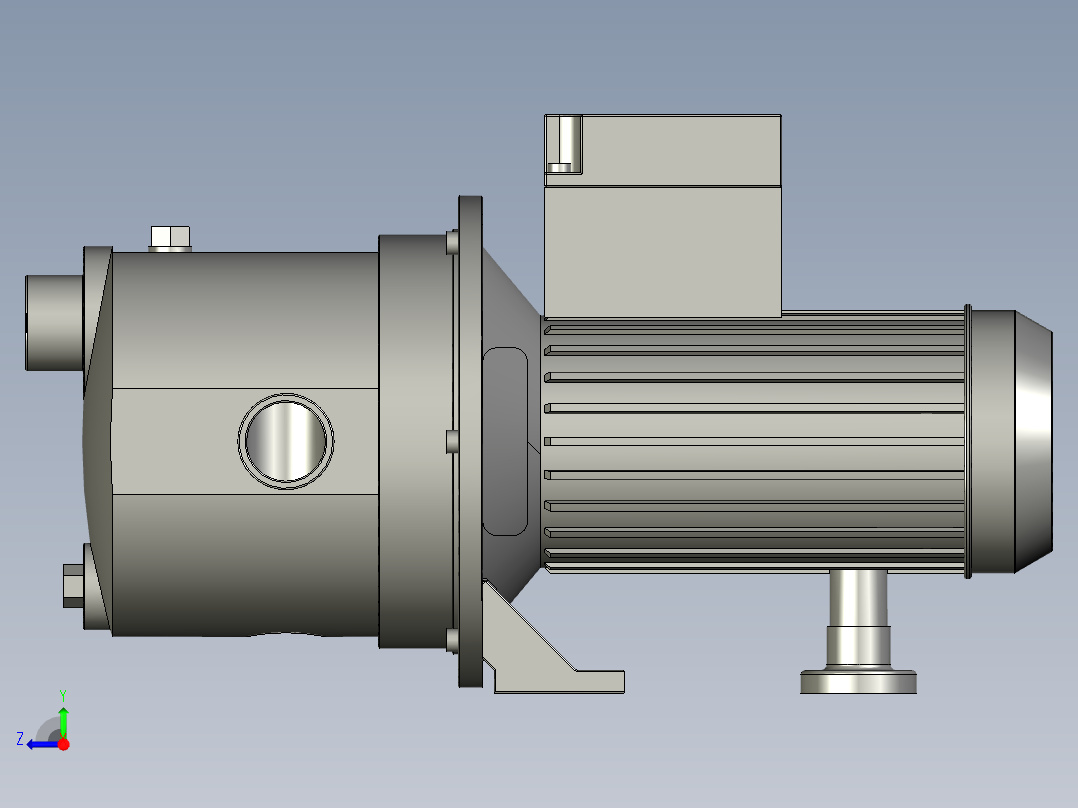 25WZB6-18增压泵右视图