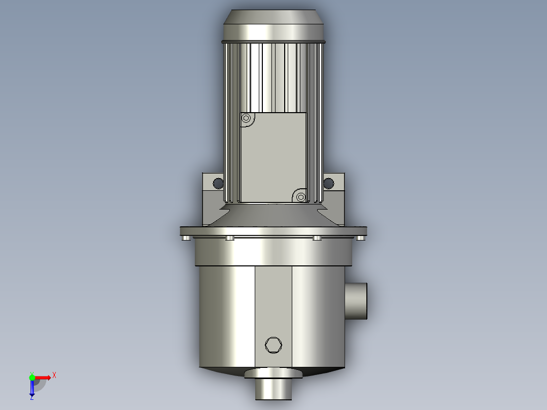 25WZB6-18增压泵俯视图